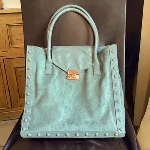 Loeffler Randall Leather & Fur Bag-Like New!